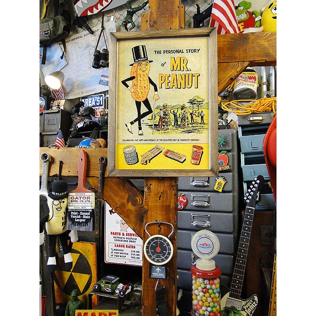 ポスターフレーム （ミスターピーナッツ/ヴィンテージ