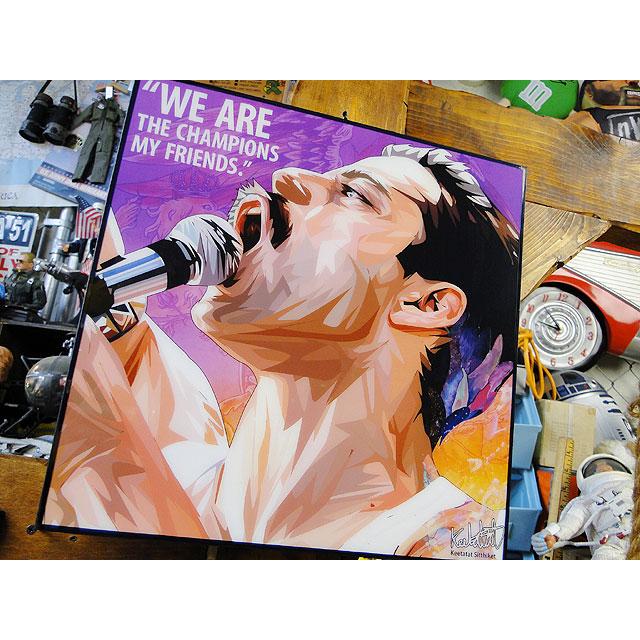 フレディ・マーキュリー ポップアートフレーム （チャンピオン