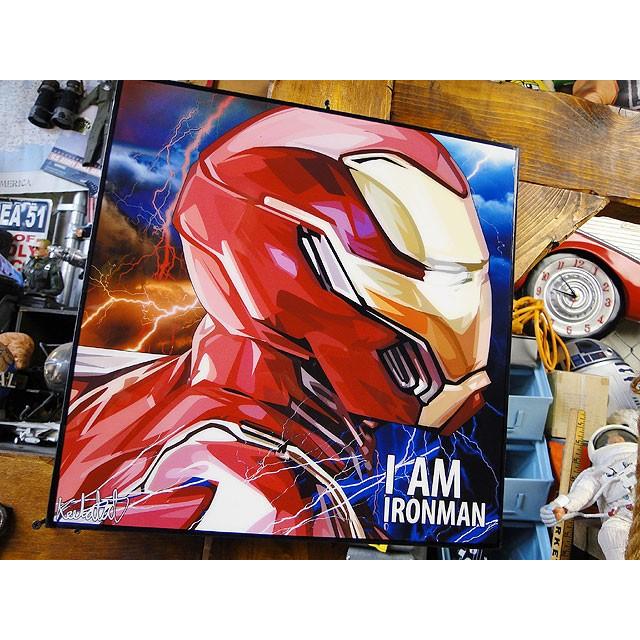 アイアンマン　ポップアートフレーム　（I AM IRONMAN）　■　アメリカン雑貨 アメリカ雑貨　グッズ　壁掛け　壁飾り　レトロ　ポスター |  | 02