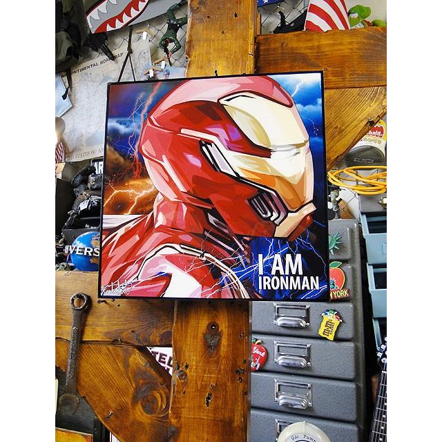 アイアンマン　ポップアートフレーム　（I AM IRONMAN）　■　アメリカン雑貨 アメリカ雑貨　グッズ　壁掛け　壁飾り　レトロ　ポスター |  | 06