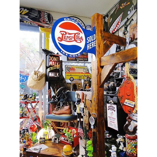 ペプシ　サイド看板　（両面プリント）　■　アメリカン雑貨　アメリカ雑貨　ティンサイン　ティンプレート |  | 05