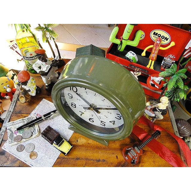 ダルトン　ボフミルクロック　（カーキ）　■　アメリカン雑貨　アメリカ雑貨　置き時計　DULTON | DULTON | 01