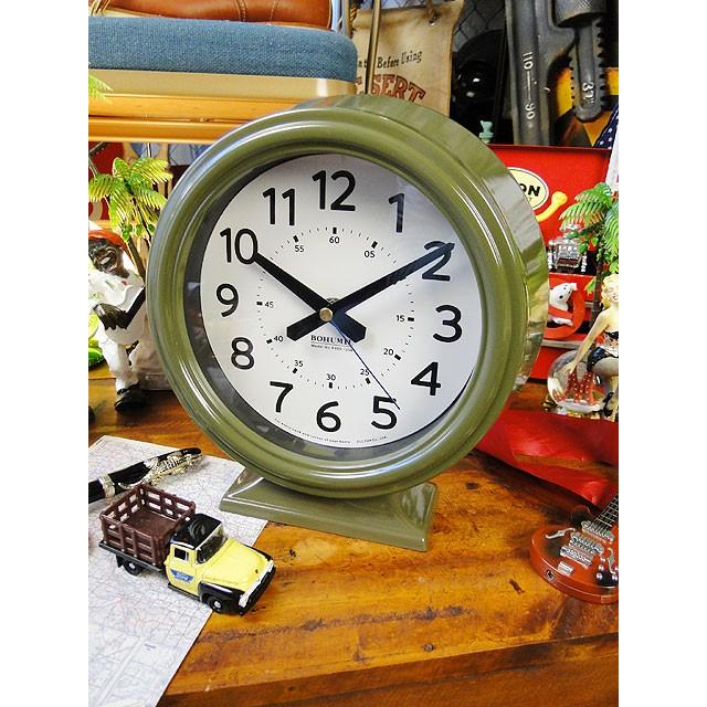 ダルトン　ボフミルクロック　（カーキ）　■　アメリカン雑貨　アメリカ雑貨　置き時計　DULTON | DULTON | 05
