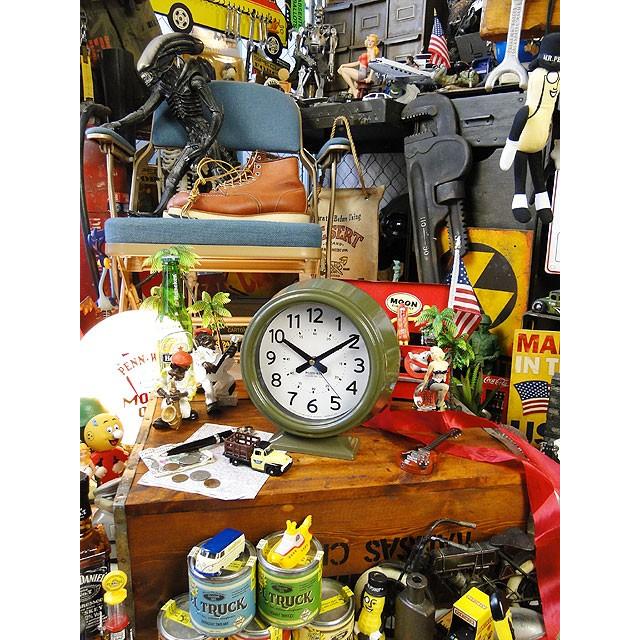 ダルトン　ボフミルクロック　（カーキ）　■　アメリカン雑貨　アメリカ雑貨　置き時計　DULTON | DULTON | 06