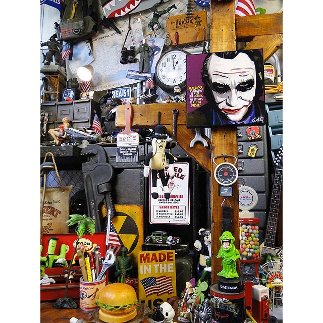 No.233木枠付きキャンバスアート　アートポスター　ジョーカー　ダークナイト Amazon｜キャンバスウォールアートジョーカーヒースレジャー