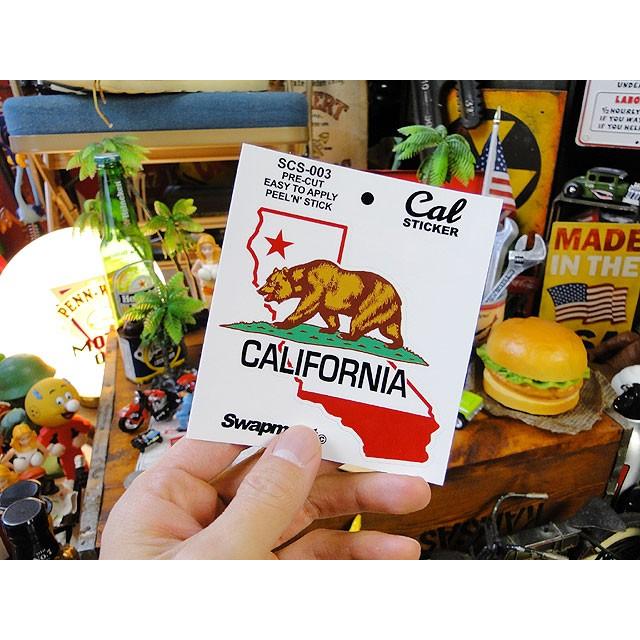 カリフォルニアステッカー　（カリフォルニア州マップ/レギュラー）　■　アメリカン雑貨　アメリカ雑貨　デカール　ステッカー |  | 03
