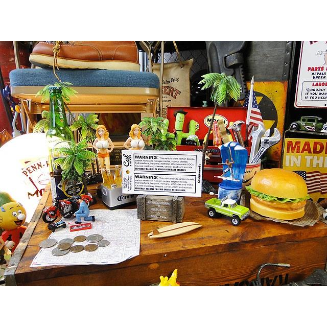 カリフォルニア　ヴィークルステッカー　（ワーニング/レクタングル/2枚組）　■　アメリカン雑貨　アメリカ雑貨 |  | 01