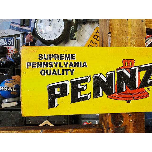 ペンズオイル　エンボスティンサイン　（レクタングル）　■　アメリカン雑貨　アメリカ雑貨　看板 |  | 01