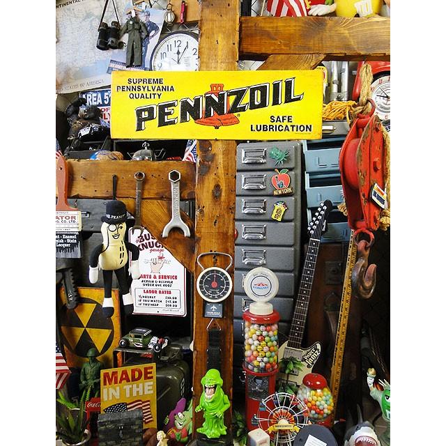 ペンズオイル　エンボスティンサイン　（レクタングル）　■　アメリカン雑貨　アメリカ雑貨　看板 |  | 03