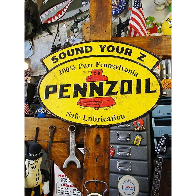 PENNZOIL ビンテージ立体看板 150cm ガレージ系 インダストリアル PENNZOIL ビンテージ立体看板 150cm ガレージ系 インダストリアル