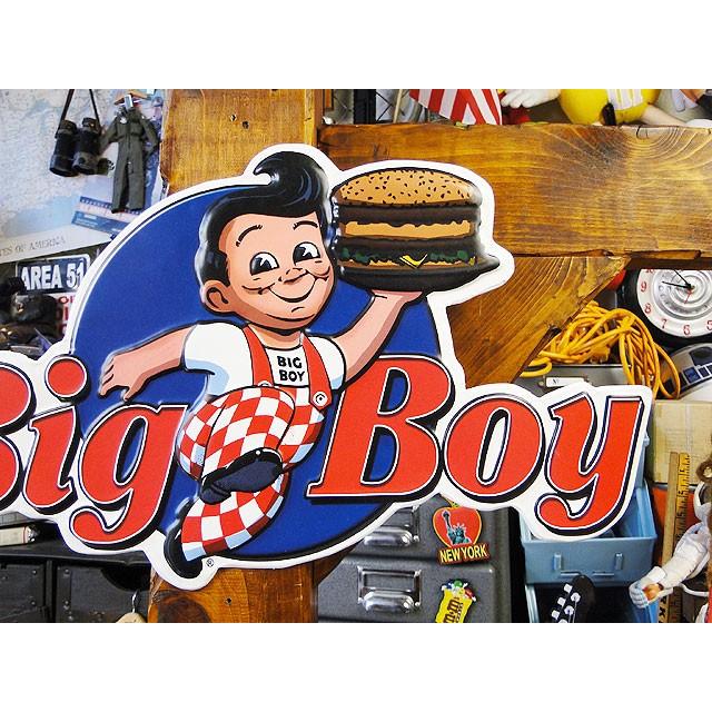 ビッグボーイ　エンボスティンサイン　（ロングサイン）　■　アメリカン雑貨　アメリカ雑貨　看板 |  | 02