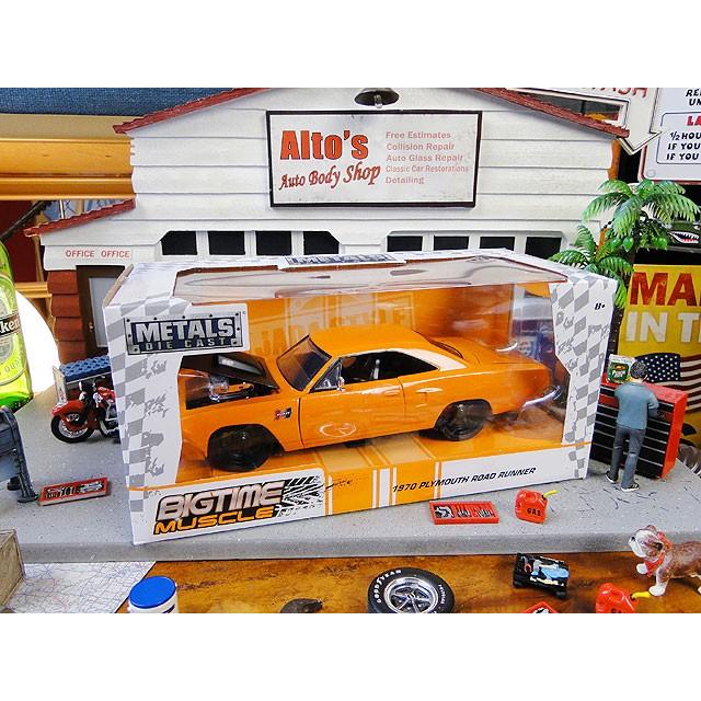 Jada 1970年プリムス ロードランナー ダイキャストミニカー 1/24