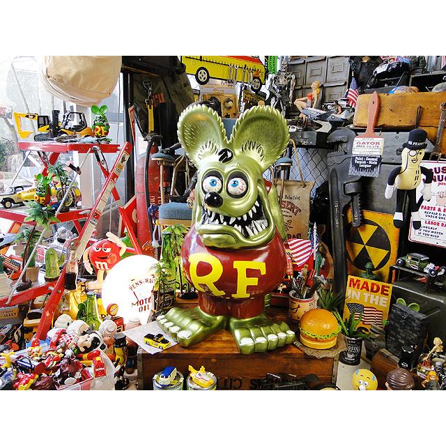 ファンコ限定　メタリック　ラットフィンク　ジャイアントコインバンク ■ アメリカン雑貨 アメリカ雑貨 FUNKO | RAT FINK | 10