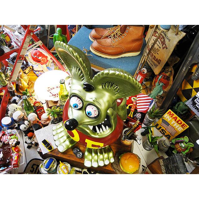 ファンコ限定　メタリック　ラットフィンク　ジャイアントコインバンク ■ アメリカン雑貨 アメリカ雑貨 FUNKO | RAT FINK | 01