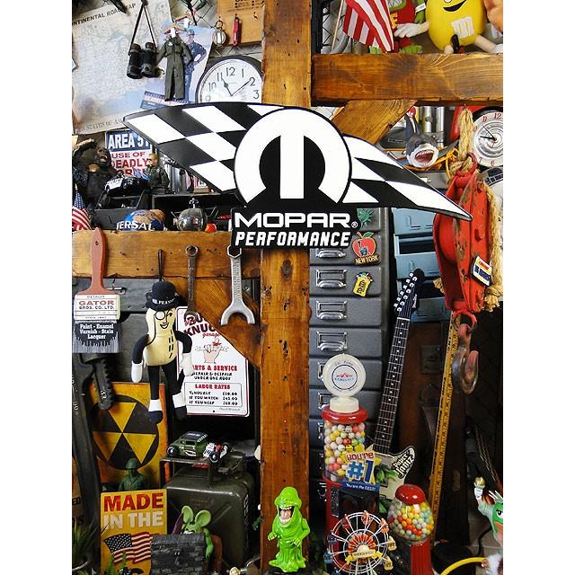 モパー　チェッカーフラッグ　ビッグブリキ看板　（モパーパフォーマンス）　■　アメリカン雑貨　アメリカ雑貨 |  | 01