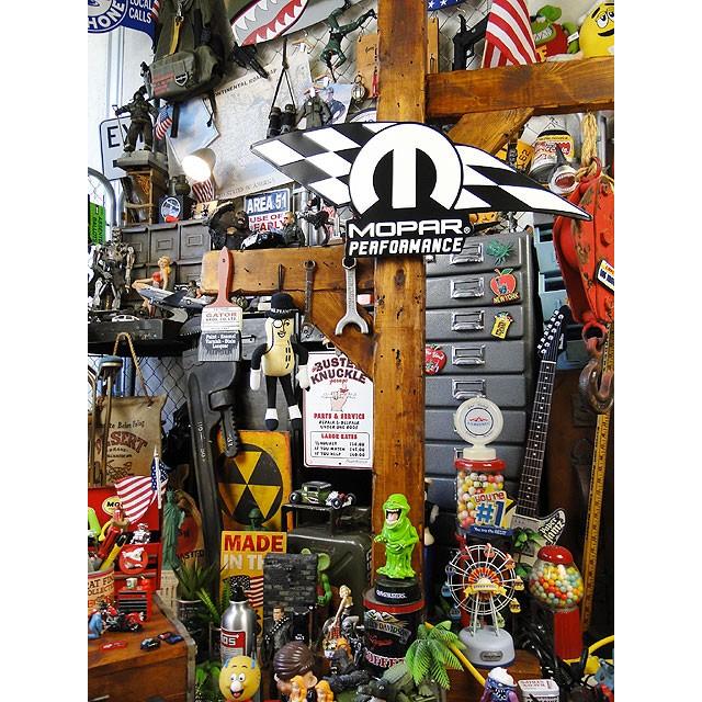 モパー　チェッカーフラッグ　ビッグブリキ看板　（モパーパフォーマンス）　■　アメリカン雑貨　アメリカ雑貨 |  | 03