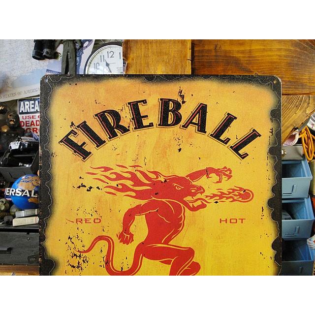 ファイヤーボールウイスキー　ブリキ看板 ■ アメリカン雑貨 アメリカ雑貨 |  | 01