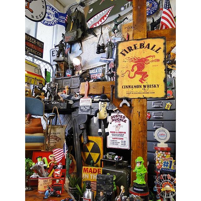 ファイヤーボールウイスキー　ブリキ看板 ■ アメリカン雑貨 アメリカ雑貨 |  | 05