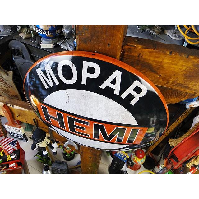 HEMI　モパーガレージ　ドームサイン　■ アメリカン雑貨 アメリカ雑貨 看板 ティンサイン |  | 01