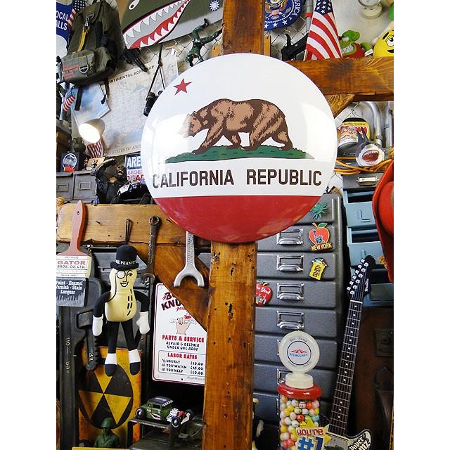 カリフォルニアフラッグ　ドームサイン ■ アメリカン雑貨 アメリカ雑貨 |  | 02