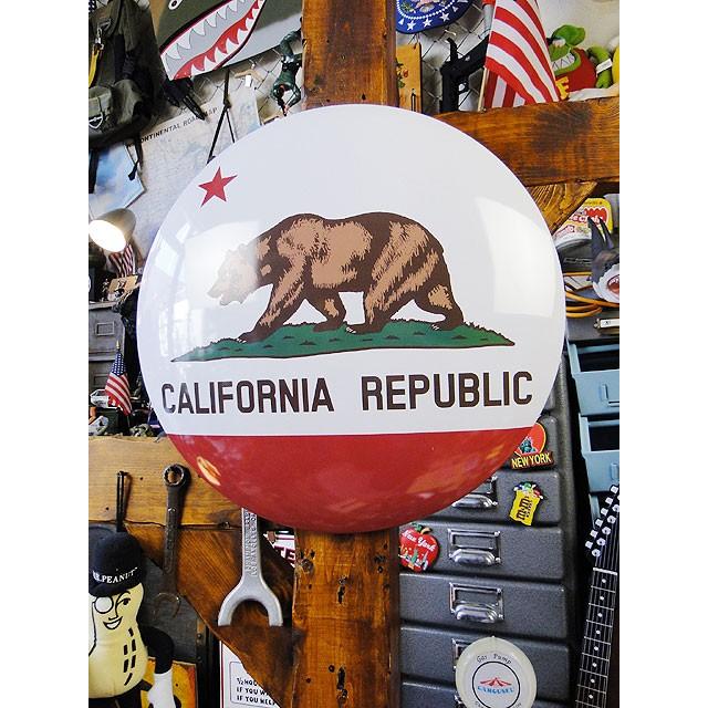 カリフォルニアフラッグ　ドームサイン ■ アメリカン雑貨 アメリカ雑貨 |  | 05