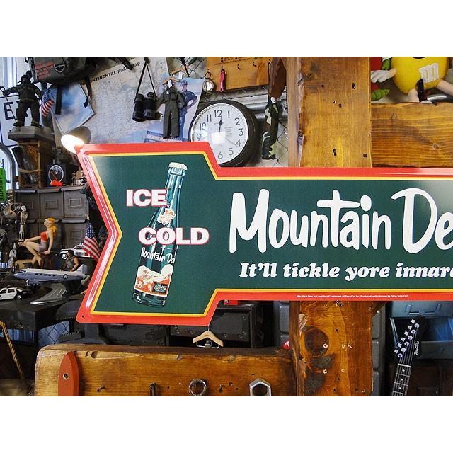 マウンテンデュー　アローカットサイン　（カウボーイ）　■ アメリカン雑貨 アメリカ雑貨　ブリキ看板　ティンサイン |  | 01