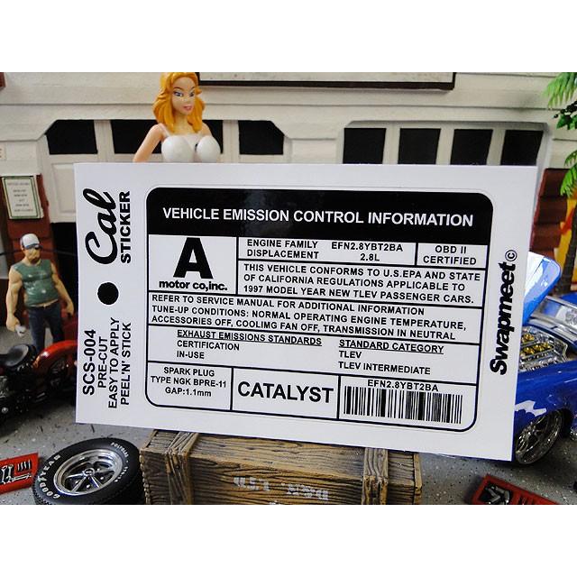 カリフォルニア　ヴィークルステッカー　（ヴィークル　エミッション　コントロール）　■　アメリカン雑貨　アメリカ雑貨 | 