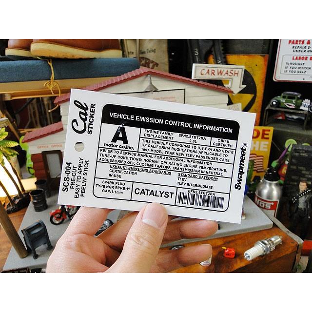 カリフォルニア　ヴィークルステッカー　（ヴィークル　エミッション　コントロール）　■　アメリカン雑貨　アメリカ雑貨 |  | 03