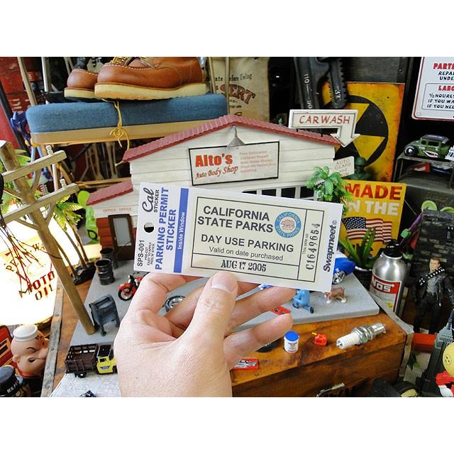 カリフォルニア　パーキングパーミットステッカー　（カリフォルニア州立公園）　ガラスの内側から貼るタイプのステッカー　アメリカン雑貨 |  | 02