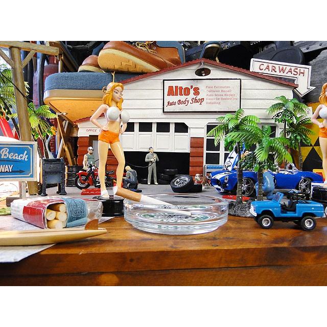 ハワイアン ガラスアシュトレイ （フラガールハワイ） □ アメリカン