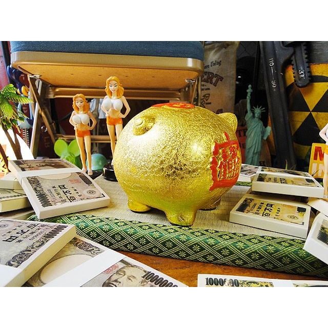 金運財運を招く縁起のいい金のブタさん 貯金箱 子豚 Sサイズ 金運財運を招く縁起のいい金のブタさん 貯金箱 子豚 Sサイズ