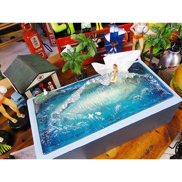 サーファーズパラダイス　ティッシュケース ■ アメリカン雑貨 アメリカ雑貨 |  | 01