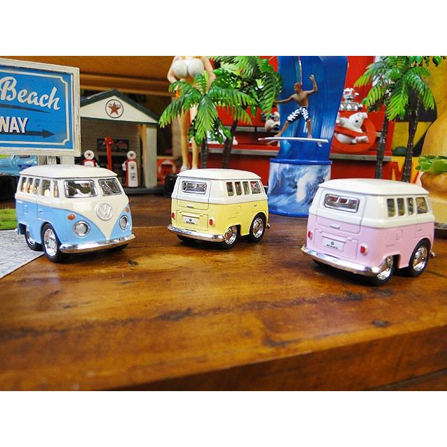 ファニーワーゲンバス　ダイキャストミニカー　（パステルカラー4台セット）　■　アメリカン雑貨　アメリカ雑貨 |  | 03