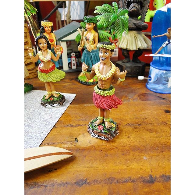 ハワイアン フラガール ダッシュボードドール MINI （シャカボーイ