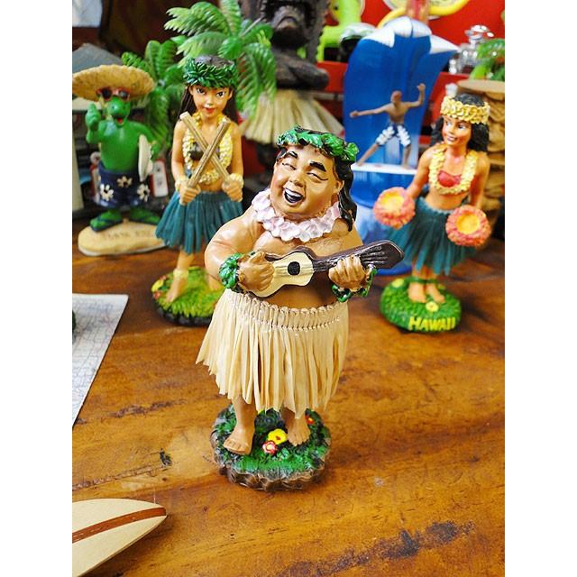 フラガール　置物 ハワイアン フラガール ダッシュボードドール MINI （ローカルボーイ