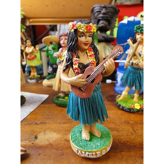 ハワイアン　フラガール　ダッシュボードドール　MINI　（ナメレオハワイ）　■　アメリカン雑貨　アメリカ雑貨 | 