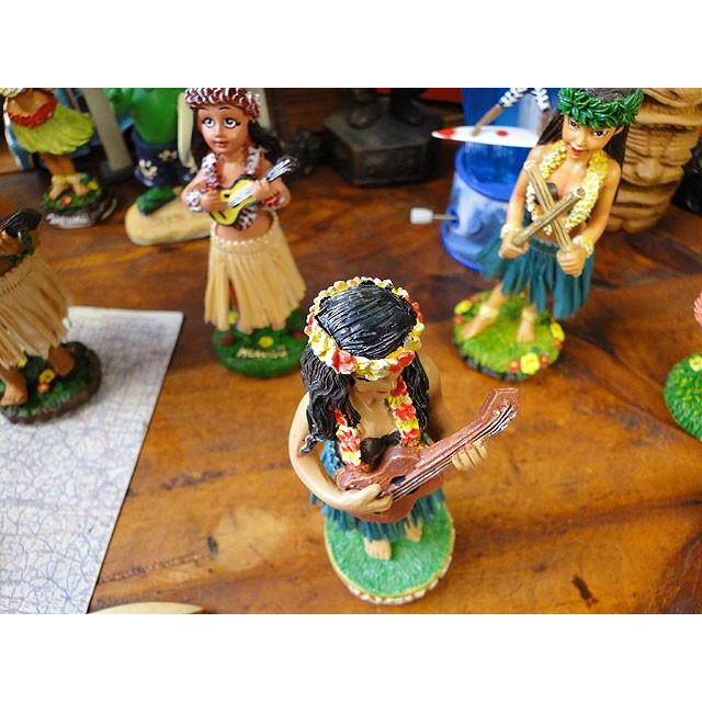 ハワイアン　フラガール　ダッシュボードドール　MINI　（ナメレオハワイ）　■　アメリカン雑貨　アメリカ雑貨 |  | 01