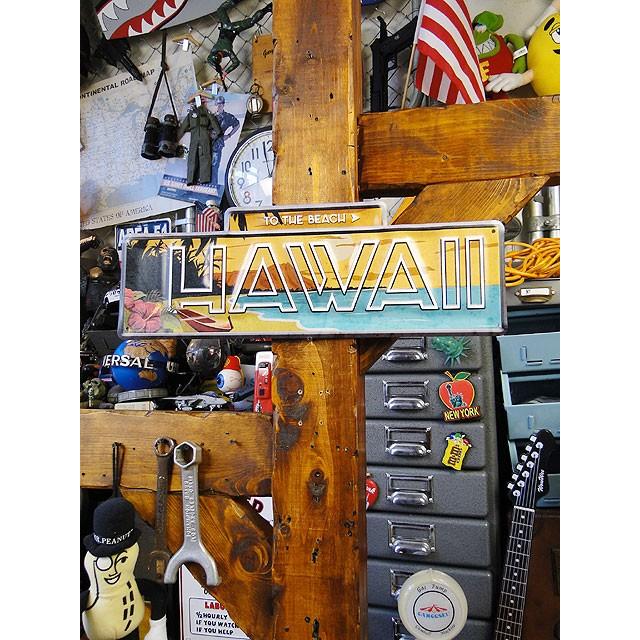 ワイキキビーチ　ハワイアン　エンボスティンサイン　■ アメリカン雑貨 アメリカ雑貨 |  | 06