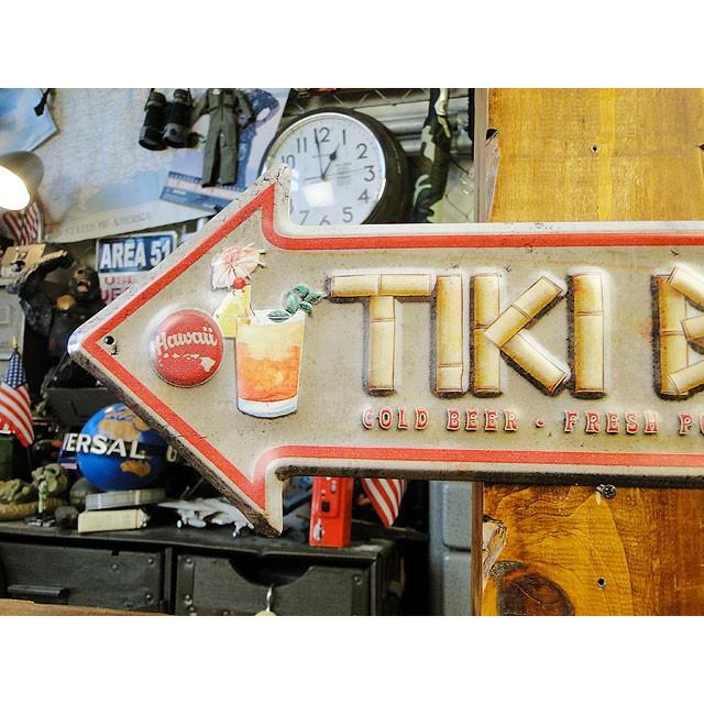 ティキバー　ハワイアン　エンボスティンサイン　■ アメリカン雑貨 アメリカ雑貨 |  | 01