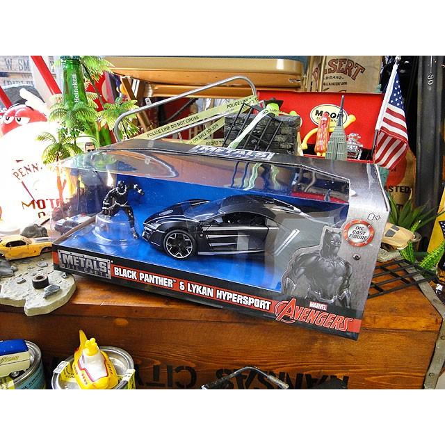 Jada マーベル アベンジャーズ ブラックパンサー＆ライカン　ハイパースポーツ　ダイキャストミニカー ■ アメリカン雑貨 1/24スケール |  | 15