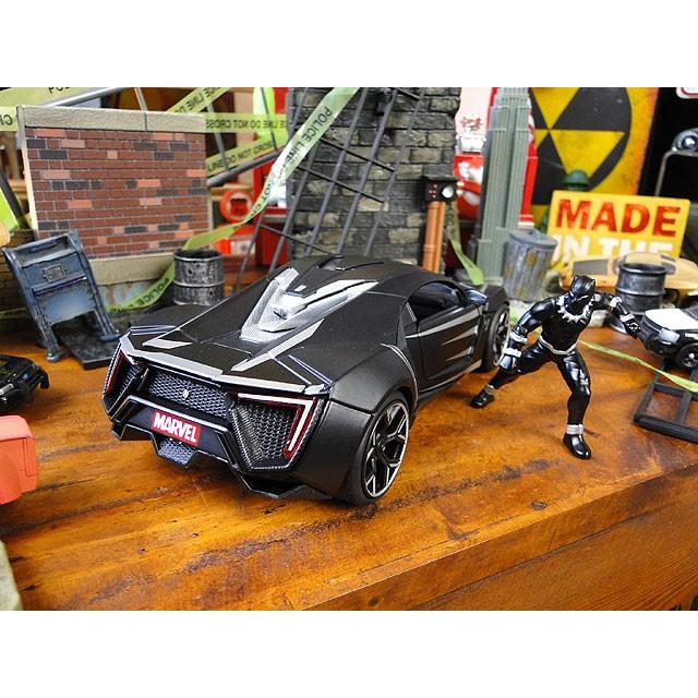 Jada マーベル アベンジャーズ ブラックパンサー＆ライカン　ハイパースポーツ　ダイキャストミニカー ■ アメリカン雑貨 1/24スケール |  | 07