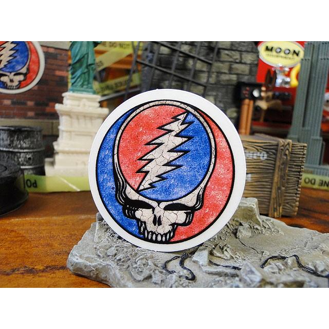 グレイトフルデッド　スティール・ユア・フェイス・スカル　ステッカー　（Sサイズ）　■　アメリカン雑貨　アメリカ雑貨 | 