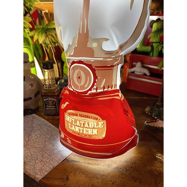 インフレータブルランタン　クラシック　（レッド）　■　アメリカン雑貨　アメリカ雑貨　アウトドア　ライト　ランプ |  | 03