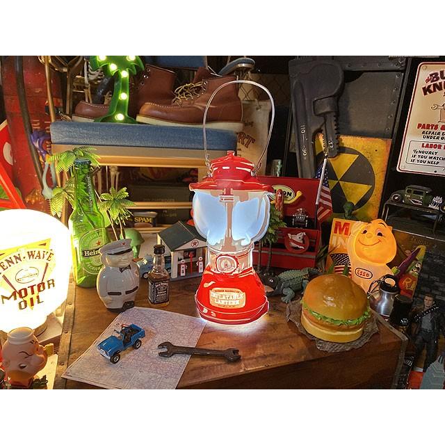 インフレータブルランタン　クラシック　（レッド）　■　アメリカン雑貨　アメリカ雑貨　アウトドア　ライト　ランプ |  | 05