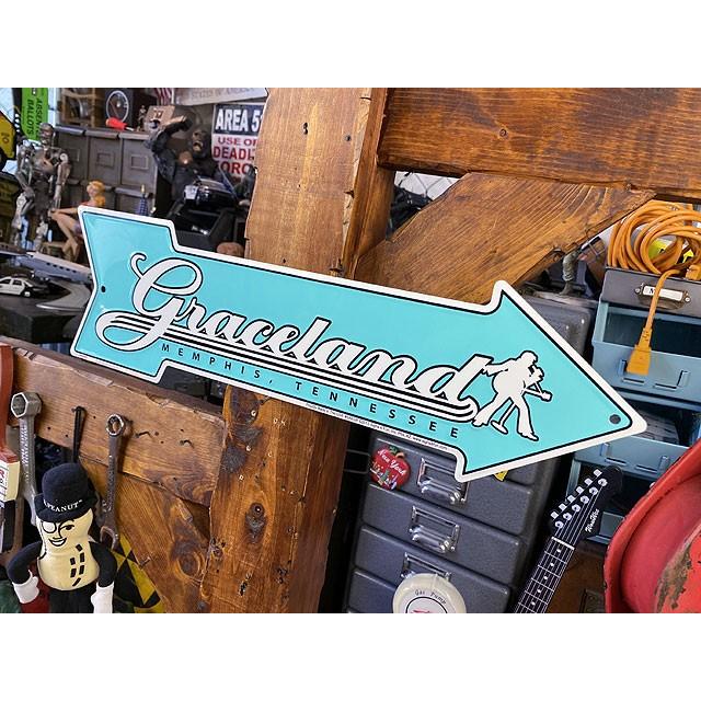 「グレースランドはこちら！」　アローカットサイン　■ アメリカン雑貨 アメリカ雑貨 |  | 01