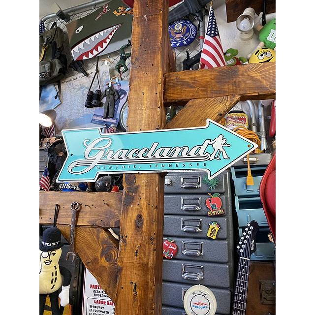 「グレースランドはこちら！」　アローカットサイン　■ アメリカン雑貨 アメリカ雑貨 |  | 05