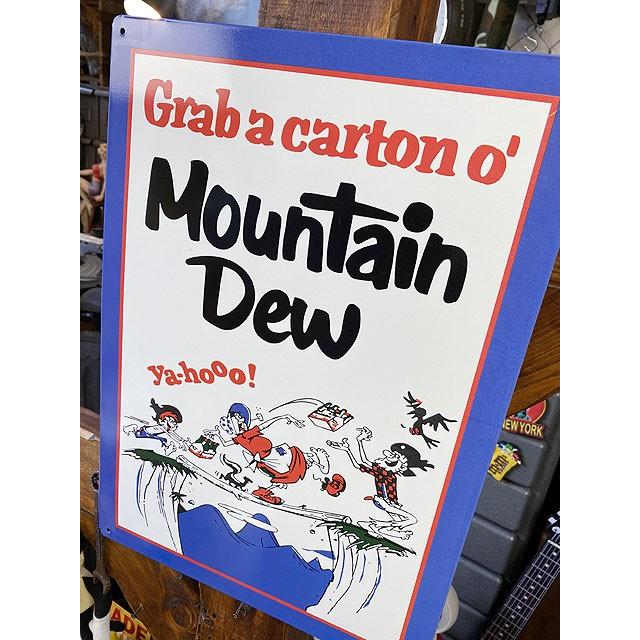 マウンテンデュー　ブリキ看板　（GRAB A CARTON）　■ アメリカン雑貨 アメリカ雑貨 |  | 01