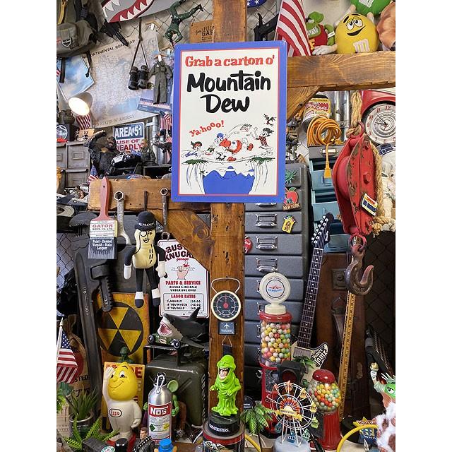 マウンテンデュー　ブリキ看板　（GRAB A CARTON）　■ アメリカン雑貨 アメリカ雑貨 |  | 02