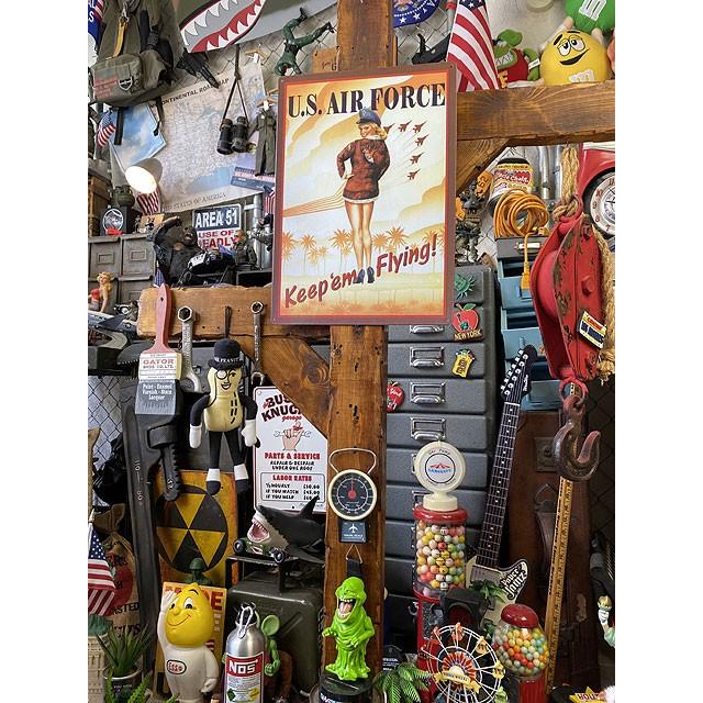 U.S.エアフォースガール　ブリキ看板 ■ アメリカン雑貨 アメリカ雑貨 |  | 03