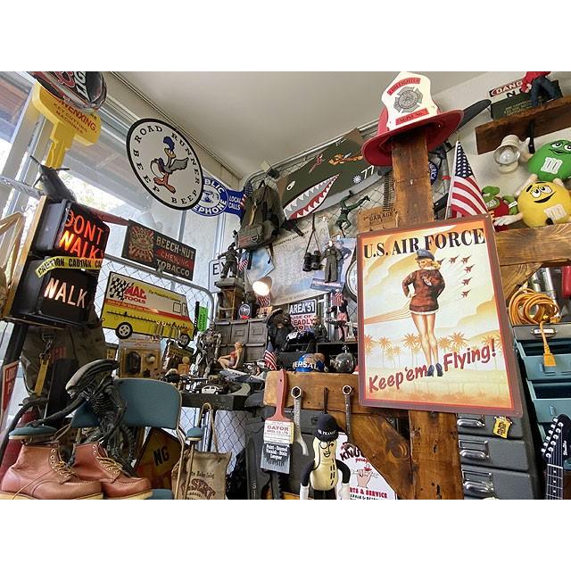 U.S.エアフォースガール　ブリキ看板 ■ アメリカン雑貨 アメリカ雑貨 |  | 04